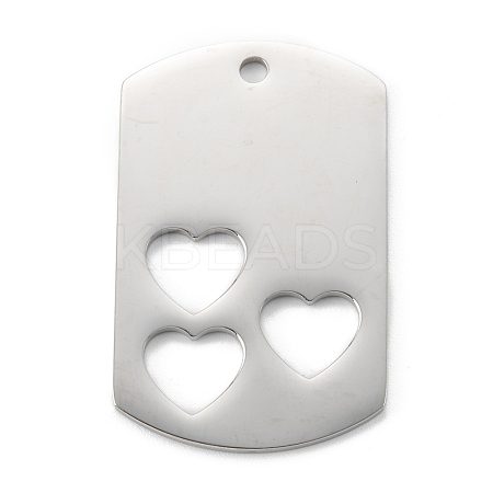 Non-Tarnish 304 Stainless Steel Pendants STAS-G251-04A-P-1