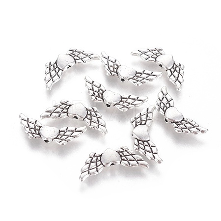 Tibetan Style Alloy Angeltee Beads LS-TIBEB-5494-AS-RS-1