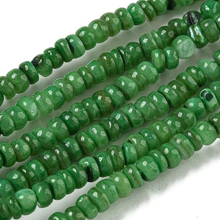 Dyed Natural Freshwater Shell Beads Strands BSHE-G039-07H-1