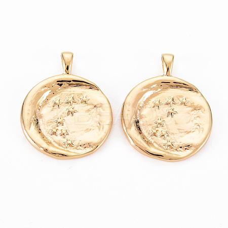 Brass Pendants KK-S356-520-NF-1