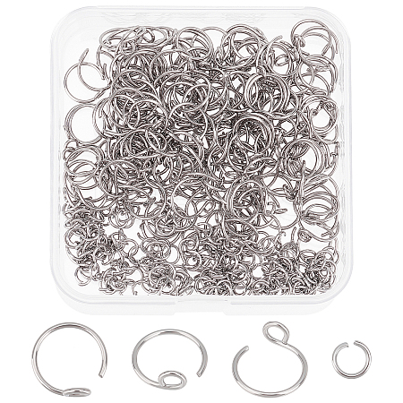 200Pcs 316 Surgical Stainless Steel Earring Hooks DIY-DC0001-49-1
