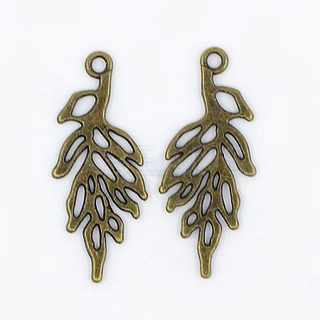 Tibetan Style Alloy Pendants EA11926Y-AB-1