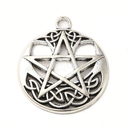 Tibetan Style Alloy Pendants PALLOY-M217-22AS-1