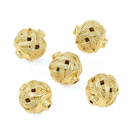 Brass Beads KK-D120-06G-1
