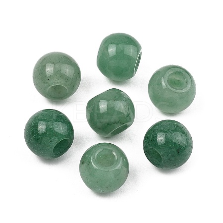 Natural Green Aventurine European Beads GG-CBA02C4-04B-1