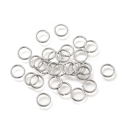 Brass Open Jump Rings KK-B147-03G-P-1