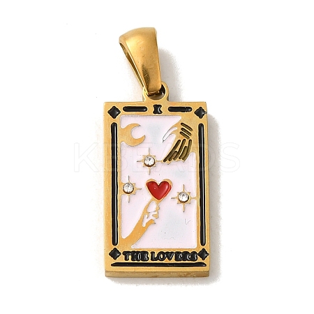 304 Stainless Steel Pendants LS-STAS-C100-02D-G-1