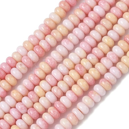Ombre Effect Dyed Glass Beads Strands GLAA-C043-01F-1