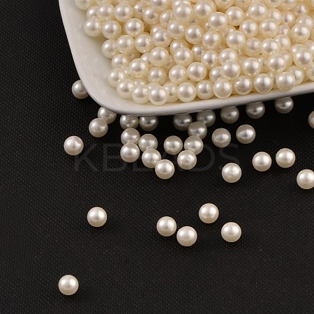 Imitation Pearl Acrylic Beads OACR-S011-2.5mm-Z24-1