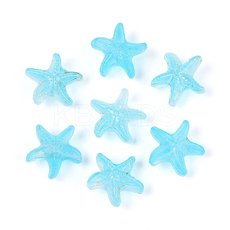 Frosted Glass Beads FGLA-T005-01C-1