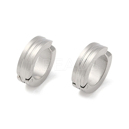 Non-Tarnish 304 Stainless Steel Clip-on Earrings EJEW-M001-11P-1
