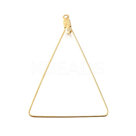 PVD Vacuum Plating 304 Stainless Steel Wire Pendants STAS-S103-12G-1