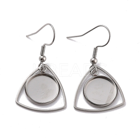 Tarnish Resistant 201 Stainless Steel Earring Hooks LS-STAS-Z036-09P-1
