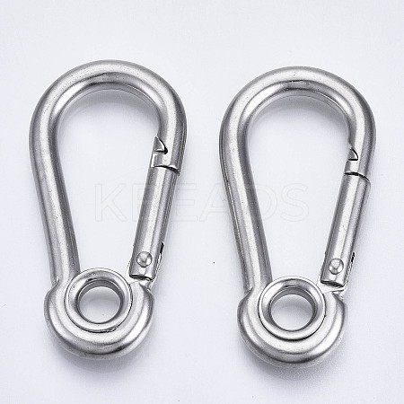 Tarnish Resistant 304 Stainless Steel Rock Climbing Carabiners LS-STAS-N087-23A-01-1