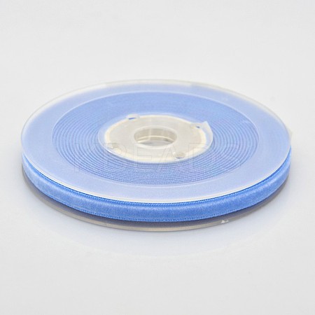 Polyester Velvet Ribbon for Gift Packing and Festival Decoration SRIB-M001-10mm-336-1