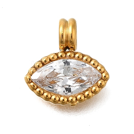 304 Stainless Steel Pendants STAS-R159-07G-1