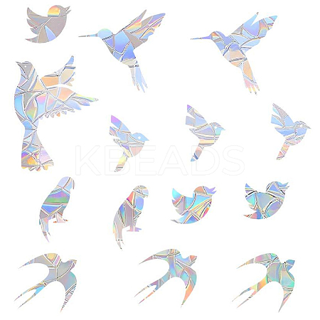 PVC Waterproof Shopwindow Decorative Sticker DIY-WH20007-17N-1