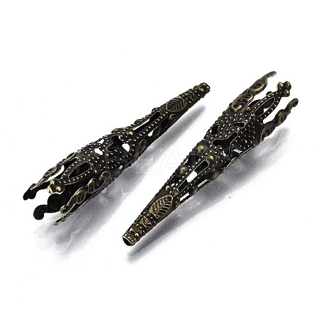 Tibetan Style Iron Bead Cones LS-X-IFIN-049Y-01AB-NR-1
