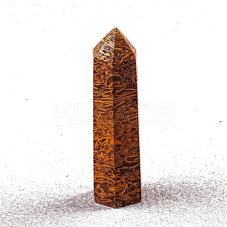 Point Tower Natural Quartzose Jade Home Display Decoration PW-WG04107-13-1