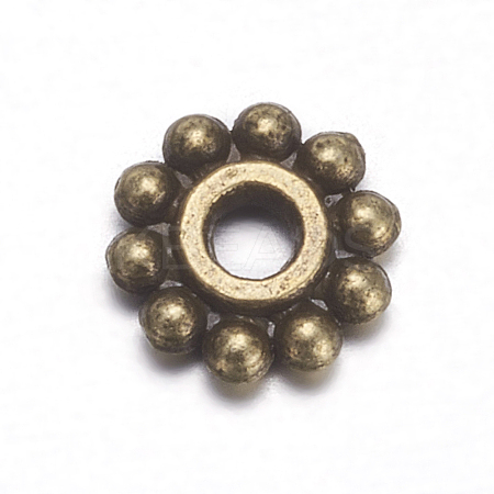 Gear Tibetan Style Alloy Spacer Beads LS-X-MAB145-NF-1