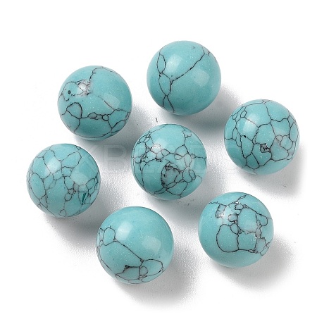 Synthetic Turquoise No Hole Sphere Beads G-K353-04D-12-1