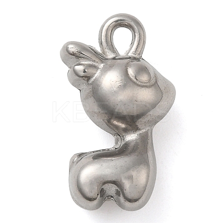 304 Stainless Steel Pendants STAS-M070-06P-1
