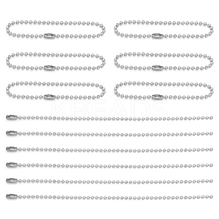 201 Stainless Steel Hanging Tag Chains STAS-N119-02D-P-1
