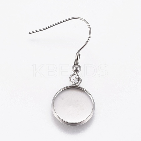 Stainless Steel Dangle Earrings EJEW-WH0001-A03-1