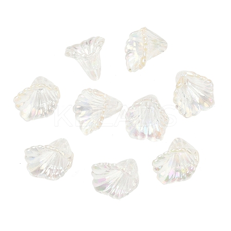 Transparent Acrylic Bead Caps OACR-G054-03A-1