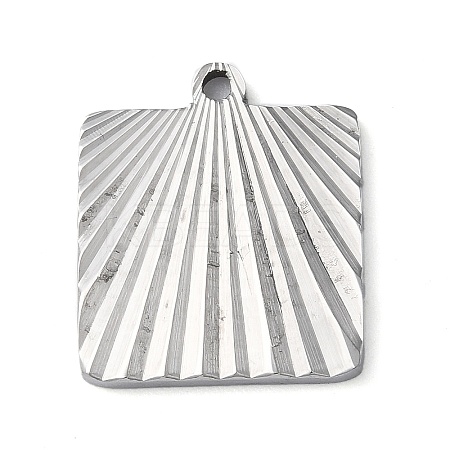 Non-Tarnish 304 Stainless Steel Pendants STAS-D025-03P-01-1