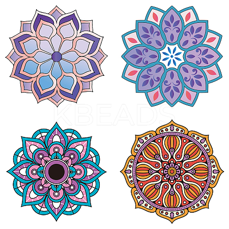 PVC Window Static Sticker DIY-WH0311-024-1
