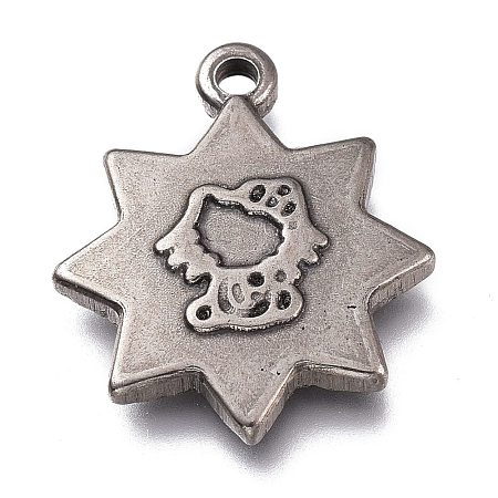 Tarnish Resistant 304 Stainless Steel Pendants STAS-Z007-04-1