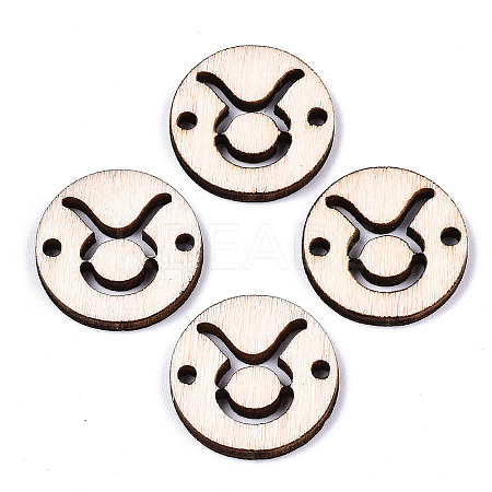 Unfinished Natural Poplar Wood Links Connectors WOOD-S045-139A-01-1