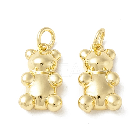 Rack Plating Brass Pendants KK-B053-31G-1