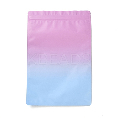 Two Tone Rectangle Plastic Zip Top Gift Bags OPP-B006-01B-02-1