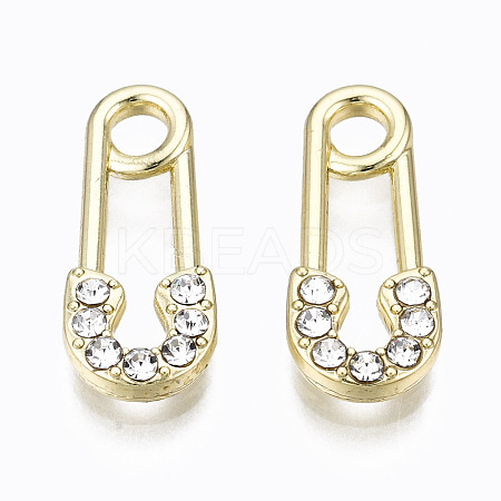 Alloy Crystal Rhinestone Pendants PALLOY-T067-193LG-RS-1