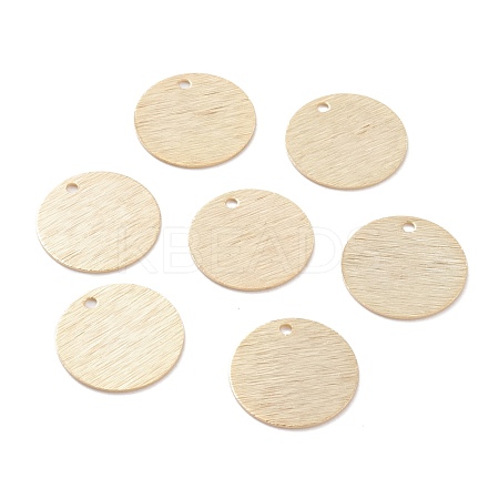 Brass Charms KK-Y003-06C-G-1