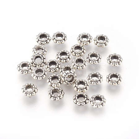 Tibetan Style Alloy Spacer Beads LF1565Y-1