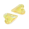 Electroplated Glass Pendants EGLA-M029-05-08-2