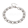 304 Stainless Steel Link Chain Bracelets for Women BJEW-H207-01E-P-4