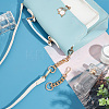 Unicraftale 2Pcs Aluminum & Iron & Zinc Alloy Oval Link Purse Strap Extenders FIND-UN0003-19KCG-2