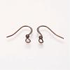 Brass French Earring Hooks KK-Q369-AB-2