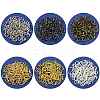 480Pcs 16 Styles Iron Screw Eye Pin Peg Bails IFIN-FS0001-62-2