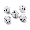 Sports Theme Opaque Acrylic European Beads RB-CBA95A4-04A-05-1