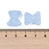 Frosted Transparent Acrylic Beads OACR-P029-20B-04-4