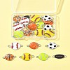 28Pcs 7 Styles Alloy Enamel Connector Charms ENAM-FS0002-69-9