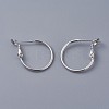 Brass Hoop Earrings KK-I665-26A-P-1