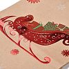Christmas Theme Hot Stamping Rectangle Paper Bags LS-CARB-F011-02D-4