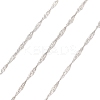 925 Sterling Silver Double Link Chains STER-P064-03S-1
