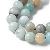 Natural Flower Amazonite Beads Strands Z26N5018-01-3